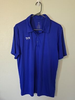Tyr | NWOT Royal Blue Short Sleeve Polo Shirt Size Medium